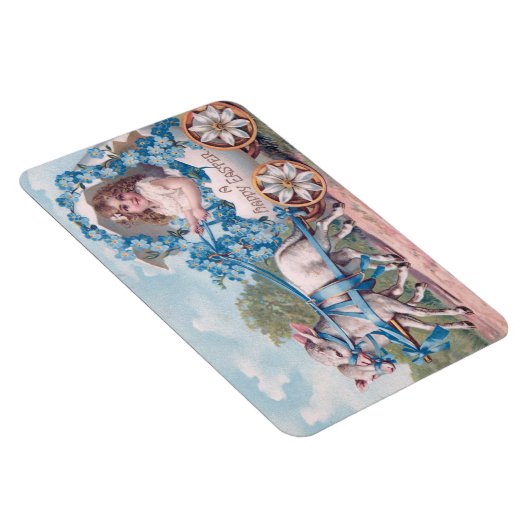 Schönes Vintages Ostern Magnet (Rechte Seite)