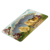 Schönes Vintages Ostern Magnet (Linke Seite)