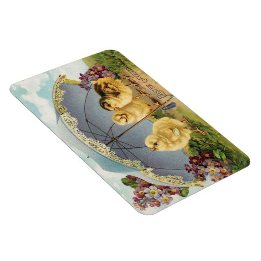 Schönes Vintages Ostern Magnet (Rechte Seite)