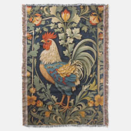 Schönes Vintages Rooster William Morris Inspiriert Decke