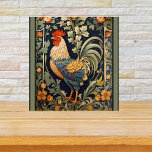 Schönes Vintages Rooster William Morris Inspiriert Fliese<br><div class="desc">Mit dieser "Schöne Vintage Rooster William Morris Inspirierte Keramik Tile" können Sie den Charme Ihres Wohnraums steigern. Diese exquisite Kachel ist ein Beleg für zeitlose Eleganz und zeichne Inspiration aus dem klassischen William Morris Stil. Das Vintage Hahnendesign, voll von Details und warmen Erdfarben, schafft eine einladende Atmosphäre in Ihrer Zuhause....</div>