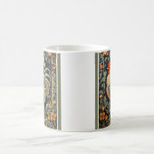 Schönes Vintages Rooster William Morris Inspiriert Kaffeetasse (Mittel)