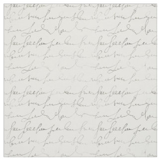 Schönes Vintages Skript Stoff