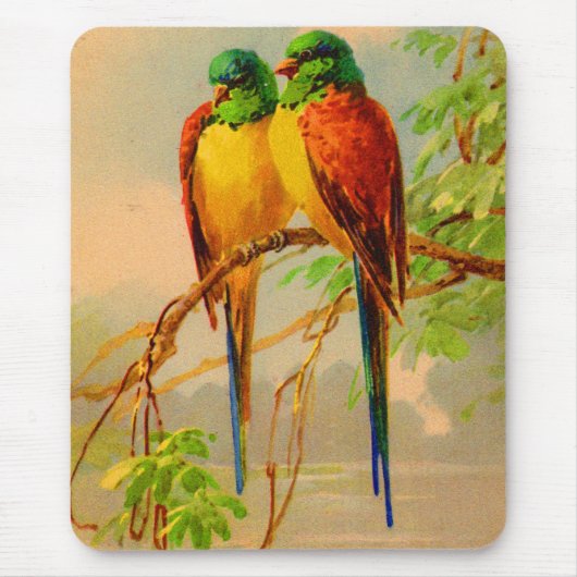 schönes Vogelbild Mousepad (Vorne)