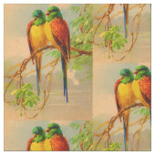 schönes Vogelbild Stoff (Nahaufnahme)