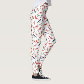 Schönes Vogelmuster Leggings (Rechts)