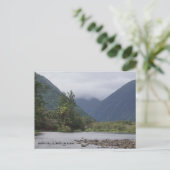 Schönes Waipio-Tal Postkarte (Stehend Vorderseite)