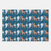 Schönes Waldtier Geschenkpapier Set (Vorderseite 2)