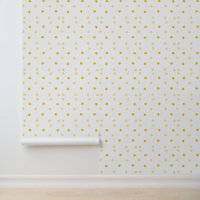 Schönes Wandpapier mit goldenen Sternen