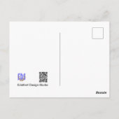 Schönes Wasser Lilies DIY Postkarte (Rückseite)