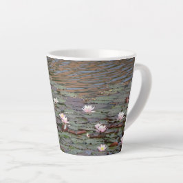 Schönes Wasser Lilies Latte Tasse