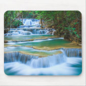 Schönes Wasserfall-Mausrad Mousepad (Vorne)