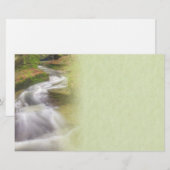 Schönes Wasserfall-Stadium Briefpapier (Vorne/Hinten)