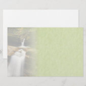 Schönes Wasserfall-Stadium Briefpapier (Vorne/Hinten)