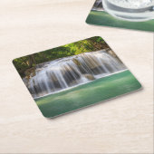 Schönes Wasserfall Untersetzer Set (angewinkelt)