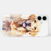 SCHÖNES WASSERFARBENGELBE LABRADOR RETRIEVHUND Case-Mate iPhone HÜLLE (Rückseite (Horizontal))