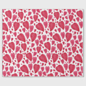 Schönes Wasserfarbenherz Geschenkpapier (Flach)