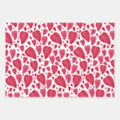 Schönes Wasserfarbenherz Geschenkpapier Set (Vorderseite 3)