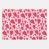 Schönes Wasserfarbenherz Geschenkpapier Set (Vorderseite 2)