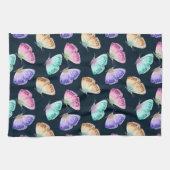 Schönes Watercolor Butterfly-Muster Geschirrtuch (Horizontal)