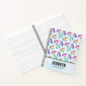 Schönes Watercolor Butterfly-Muster Notizblock (Innenseite)