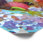 Schönes Watercolor-Design Poster (Ecke)