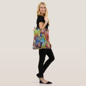 Schönes Watercolor-Design Tasche (Am Model)