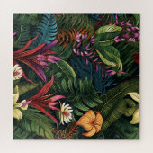 Schönes Watercolor Dschungelabenteuer Puzzle (Horizontal)