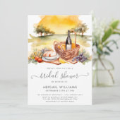 Schönes Watercolor Piazza della Riforma Brautparty Einladung (Stehend Vorderseite)