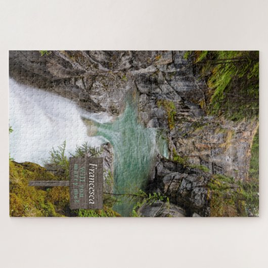 Schönes Waterfall-Heiratsrätsel Puzzle (Horizontal)