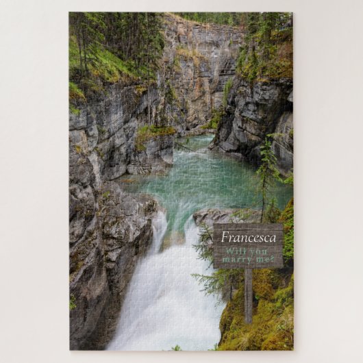 Schönes Waterfall-Heiratsrätsel Puzzle (Vertikal)
