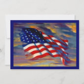 SCHÖNES WAVING FLAG PARTY INVITE ~ EZ2 CUSTOMIZE EINLADUNG (Vorderseite)