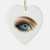 Schönes weibliches Auge. Keramik Keramik Ornament (Rechts)