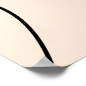 Schönes weibliches Gesicht Poster (Ecke)