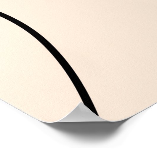 Schönes weibliches Gesicht Poster (Ecke)