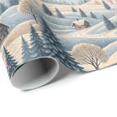 Schönes Weihnachten Geschenkpapier (Rolleneckpunkt)