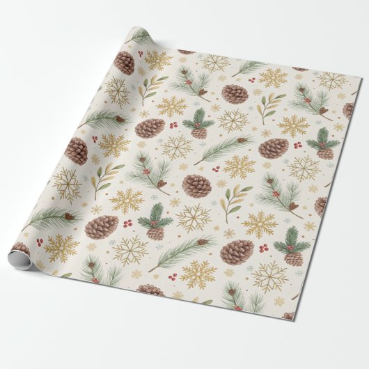 Schönes Weihnachten Geschenkpapier (Ungerollt)