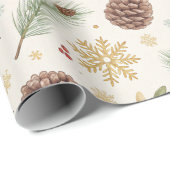 Schönes Weihnachten Geschenkpapier (Rolleneckpunkt)