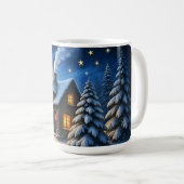 Schönes Weihnachten Kaffeetasse (VorderseiteRechts)