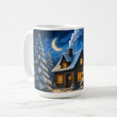 Schönes Weihnachten Kaffeetasse (Vorderseite Links)