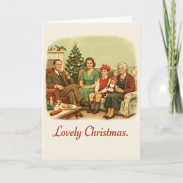 Schönes Weihnachten - Lustig Vintage Karte