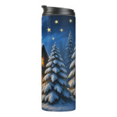 Schönes Weihnachten Thermosbecher (Nach rechts gedreht)