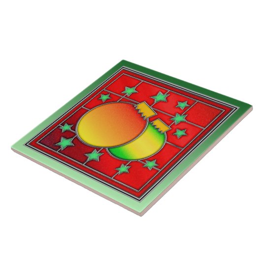 Schönes Weihnachtsbild Fliese (Seite)