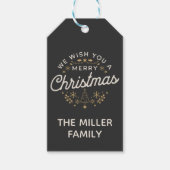 Schönes Weihnachtsdesign Geschenkanhänger (Vorderseite)