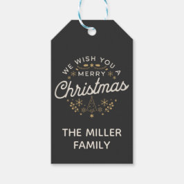 Schönes Weihnachtsdesign Geschenkanhänger