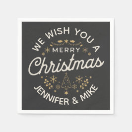 Schönes Weihnachtsdesign Serviette