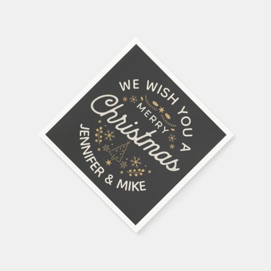 Schönes Weihnachtsdesign Serviette (Ecke)