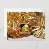 Schönes Weihnachtsfest Feiertagspostkarte (Vorne/Hinten)