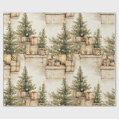 Schönes Weihnachtsfest Geschenkpapier (Flach)