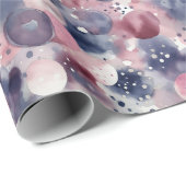 Schönes Weihnachtsfest im Wasserfarben Geschenkpapier (Rolleneckpunkt)